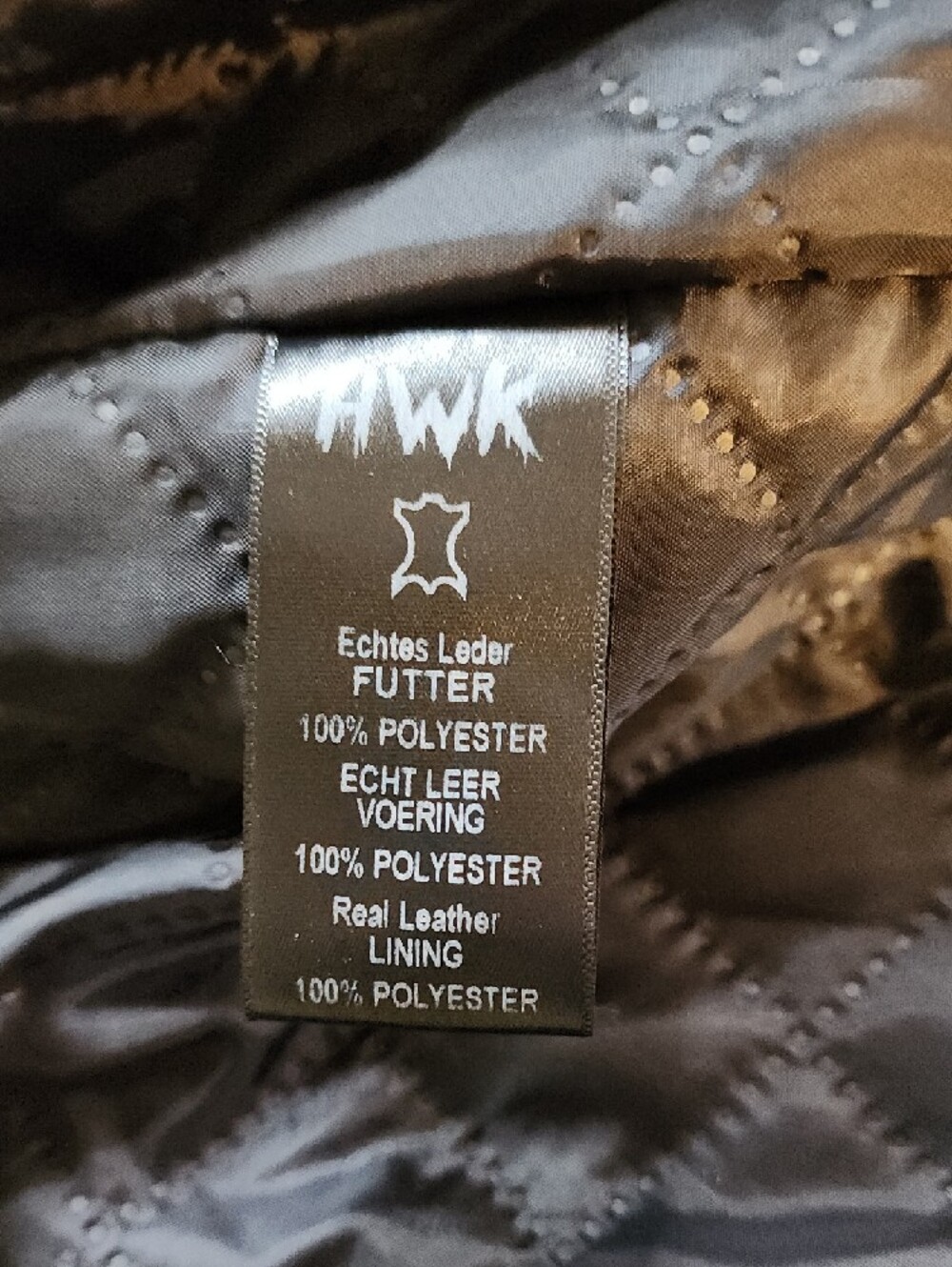 Brando Leather Jacket with Silver Hardware - Picture 3 of 4
